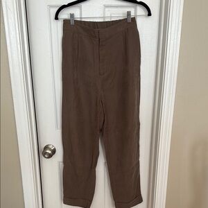 Zara olive trouser pants
